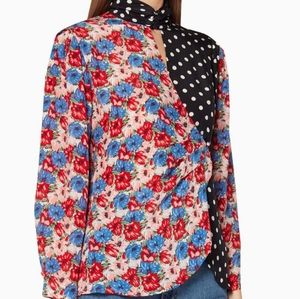 Rixo Liz Top - 100% silk - XS